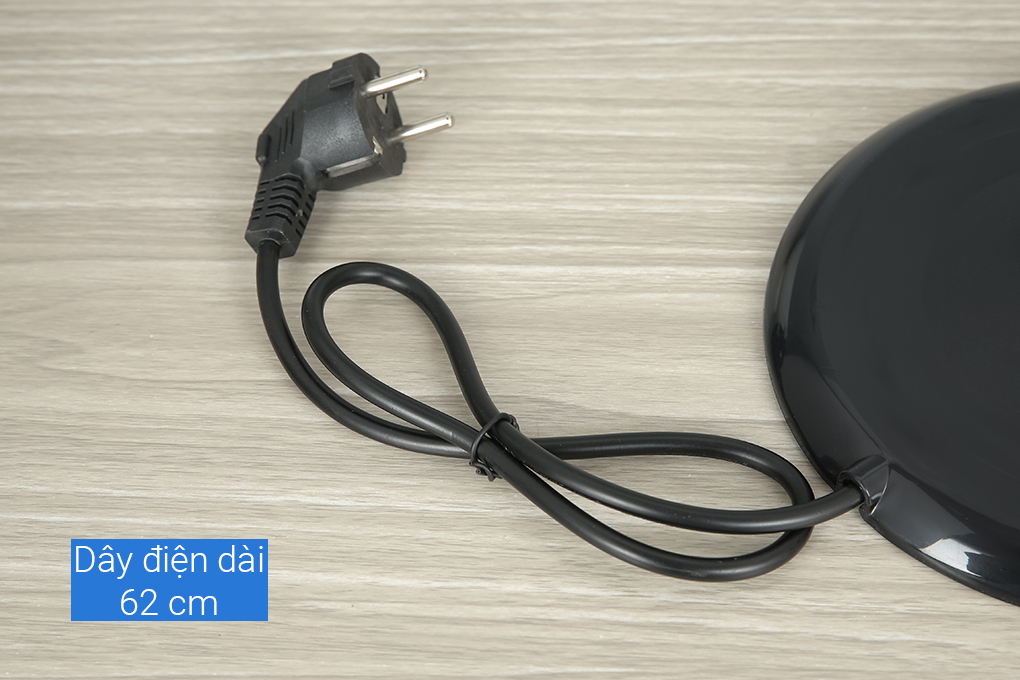Ca nấu đa năng Mishio MK214 đen 1.5 lít Màu Đen