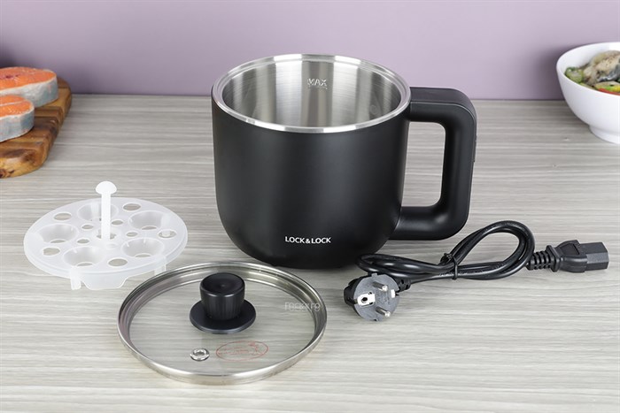 Nồi lẩu điện Lock&Lock EJP116BLK 0.8 lít Màu Đen