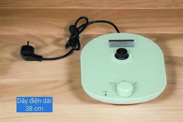 Nồi lẩu điện Hawonkoo HEH-100-GE 2.5 lít Màu Xanh ngọc