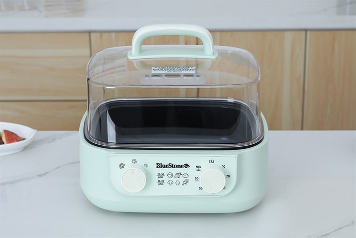 Nồi lẩu hấp đa năng BlueStone MPB-7235 15 lít Màu Xanh nhạt