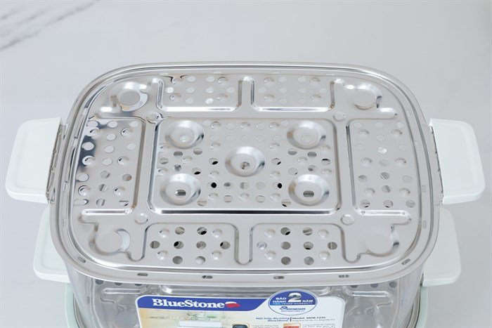 Nồi lẩu hấp đa năng BlueStone MPB-7235 15 lít Màu Xanh nhạt