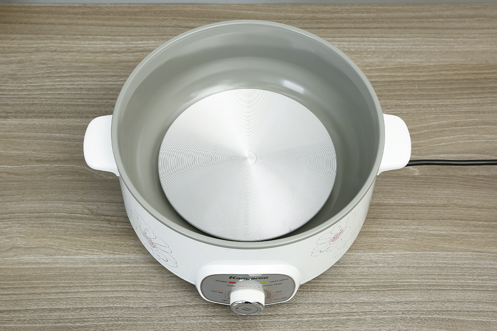 Nồi lẩu điện Kangaroo KG40EH2 4 lít Màu Trắng