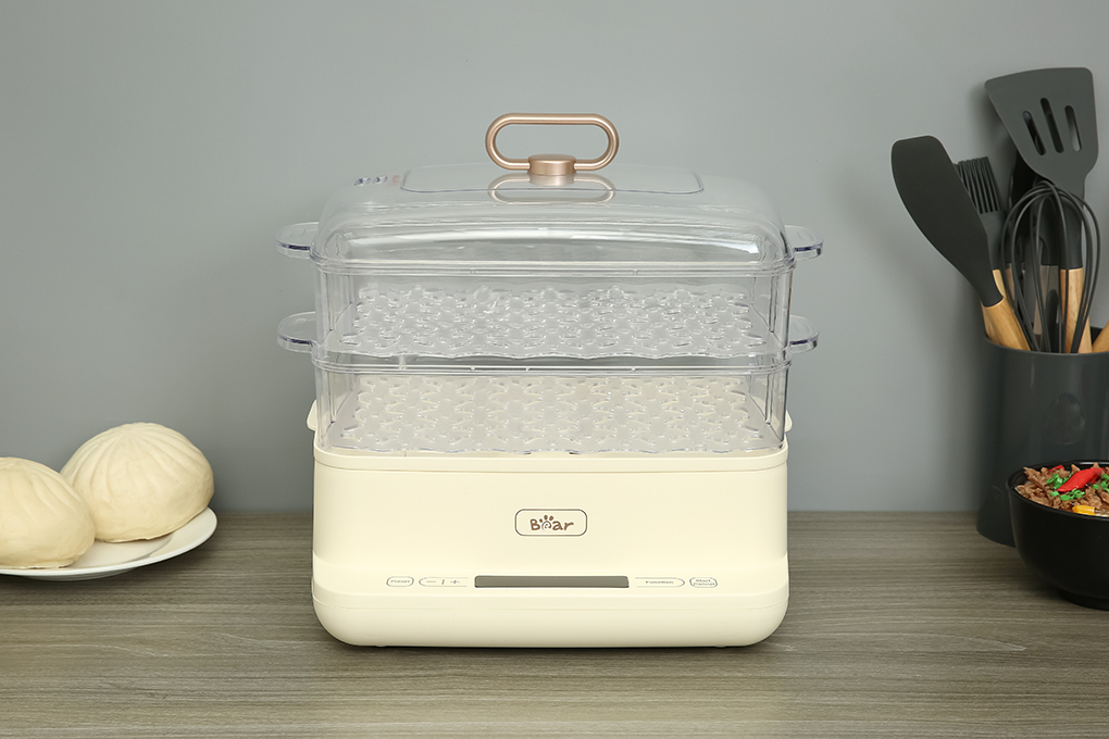 Nồi hấp đa năng Bear DZG-CA2D1 12 lít Màu Kem