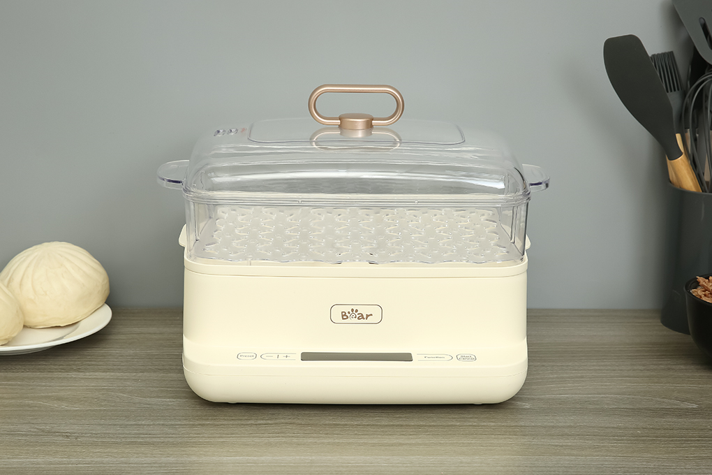 Nồi hấp đa năng Bear DZG-CA2D1 12 lít Màu Kem