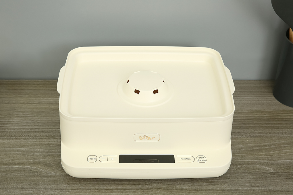 Nồi hấp đa năng Bear DZG-CA2D1 12 lít Màu Kem