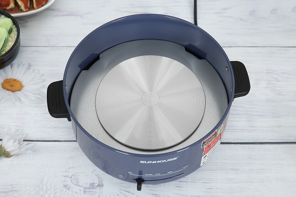 Nồi lẩu điện Sunhouse SHD4524 3.5 lít Màu Xanh Dương