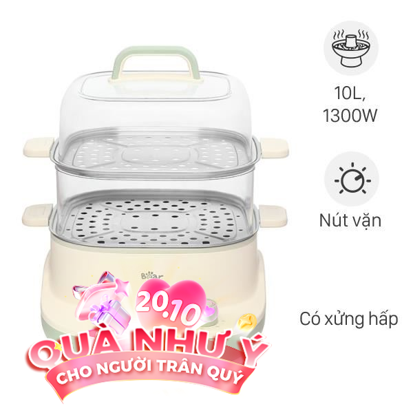 Nồi lẩu hấp đa năng Bear BES-CA73G1 10 lít