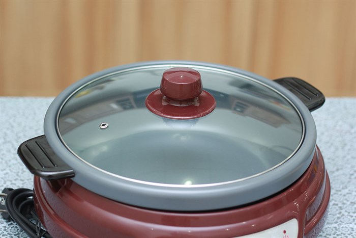 Nồi lẩu điện Sunhouse SH-535L Nâu 3.5 lít Màu Nâu