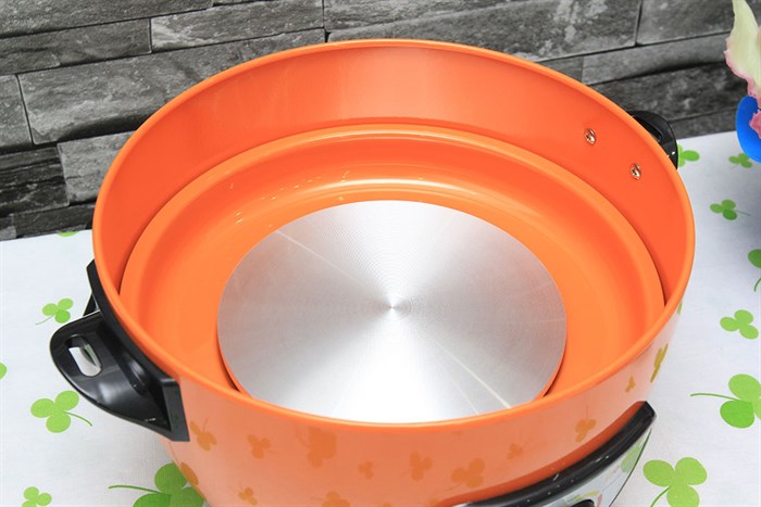 Nồi lẩu điện Goldsun MC-GBB100 3 lít Cam Màu Cam