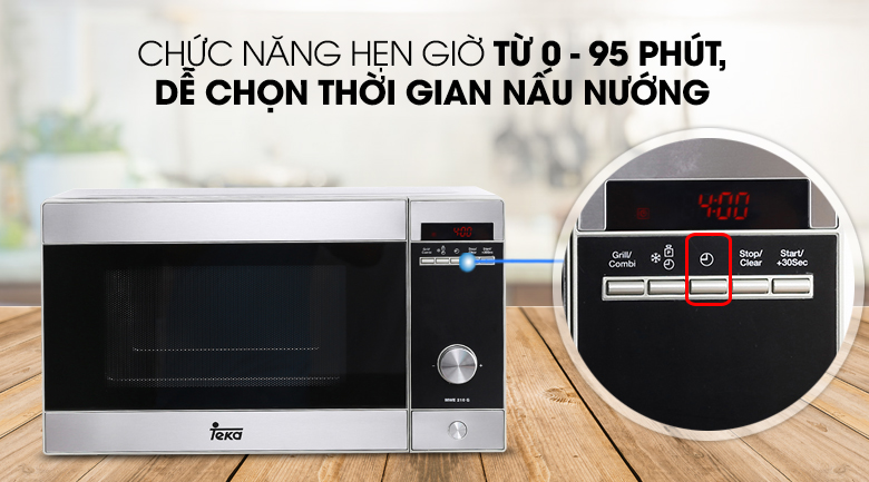 Lò vi sóng có nướng Teka MWE 210G 21 lít