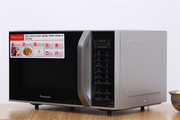 Lò vi sóng có nướng Panasonic NN-GT35HMYUE 23 lít Màu Đen - Xám