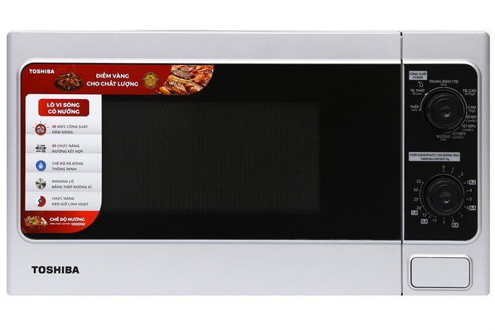Lò vi sóng Toshiba ER-SGM20(S)VN 20 lít Màu Bạc