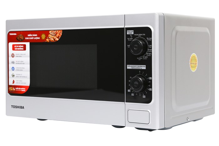 Lò vi sóng Toshiba ER-SGM20(S)VN 20 lít Màu Bạc