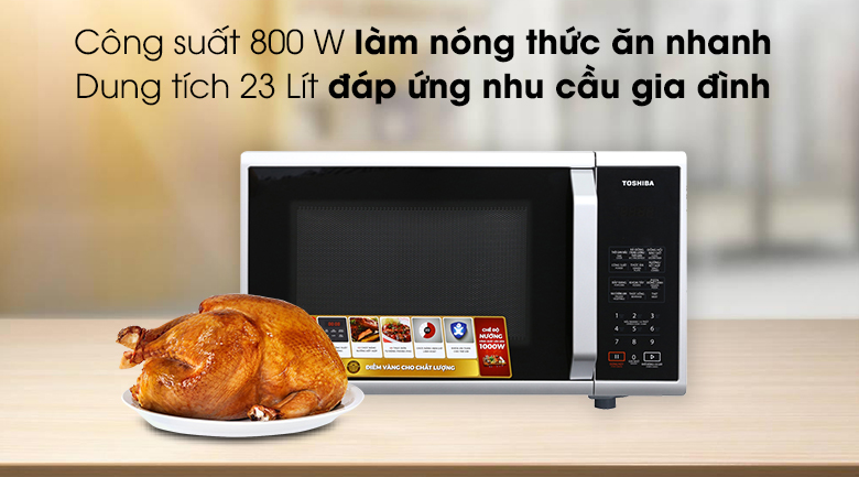 Lò vi sóng Toshiba ER-SGS23(S)VN 23 lít