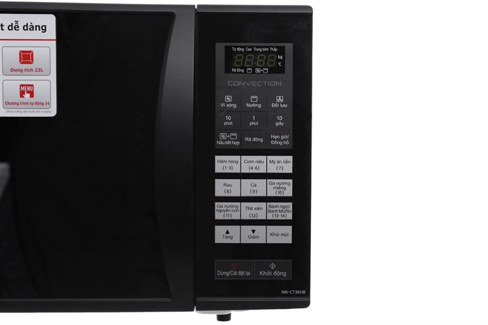 Lò vi sóng có nướng Panasonic NN-CT36HBYUE 23 lít Màu Bạc