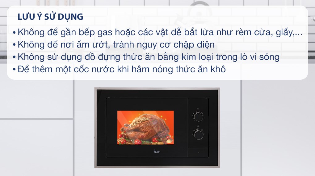 Lò vi sóng âm Teka ML 820 BI 20 lít - 6