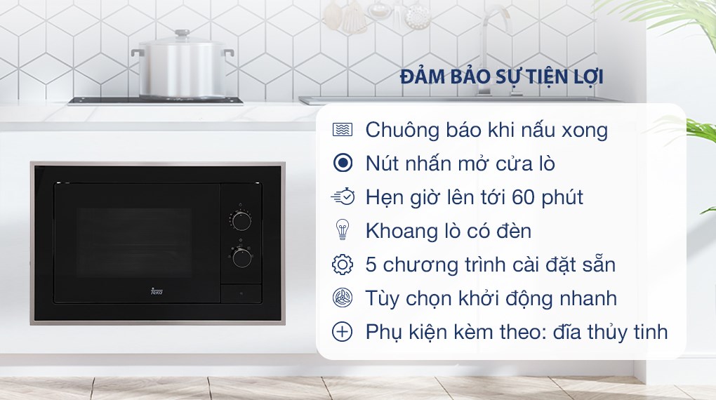 Lò vi sóng âm Teka ML 820 BI 20 lít - 5