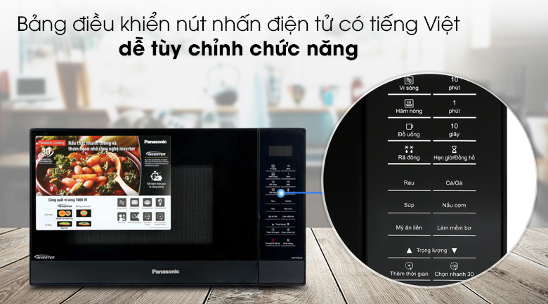 Lò vi sóng Panasonic NN-ST65JBYUE 32 lít - 15