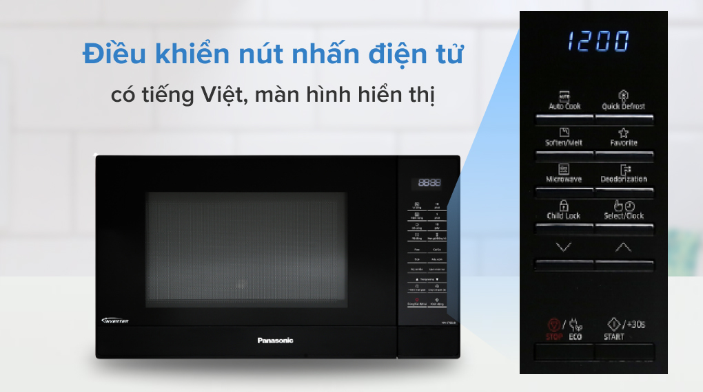 Lò vi sóng Panasonic NN-ST65JBYUE 32 lít - 6