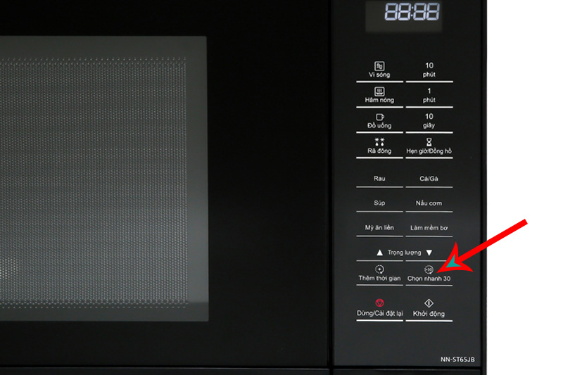 Có nấu nhanh 30 giây - Lò vi sóng Panasonic NN-ST65JBYUE 32 lít