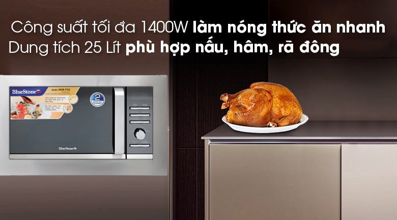 Lò vi sóng có nướng BlueStone MOB-7755 25 lít - 15