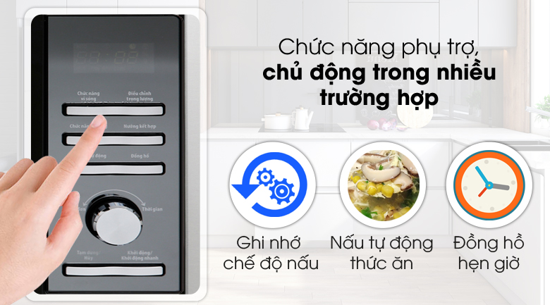 Lò vi sóng có nướng BlueStone MOB-7755 25 lít - 14