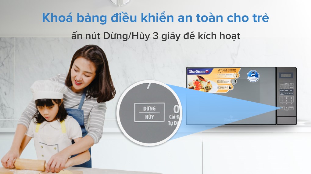 Lò vi sóng Bluestone MOB-7819 20 lít