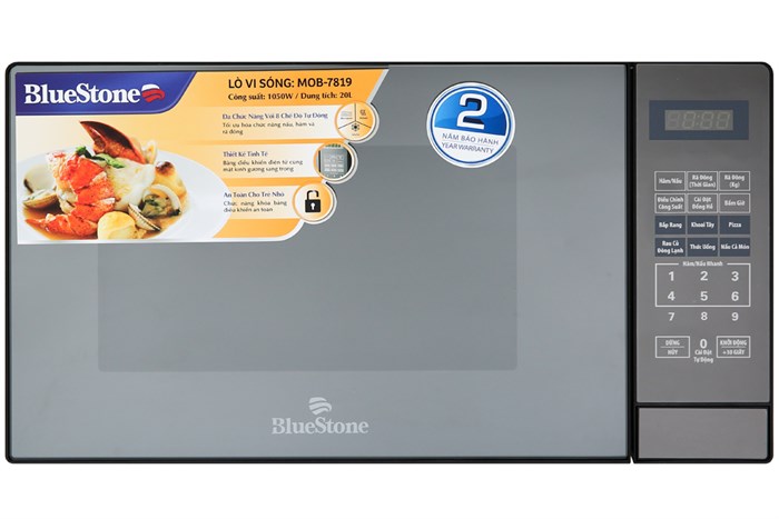Lò vi sóng Bluestone MOB-7819 20 lít Màu Đen