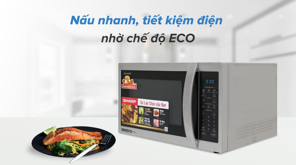 Lò vi sóng có nướng Sharp R-G52XVN-ST 25 lít - 22