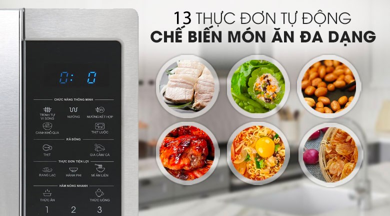 Lò vi sóng có nướng Sharp R-G52XVN-ST 25 lít - 21