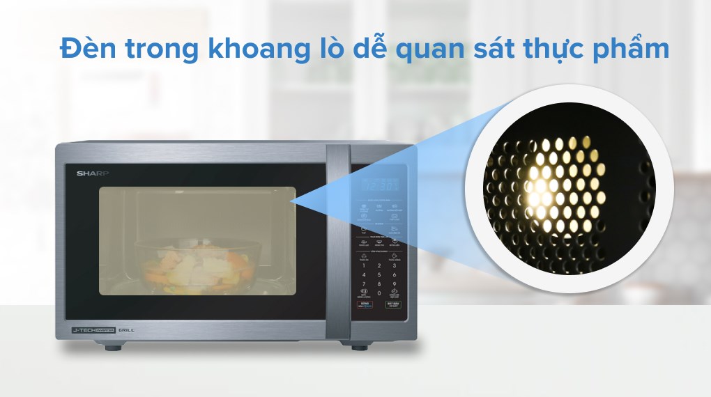 Lò vi sóng có nướng Sharp R-G52XVN-ST 25 lít - 16