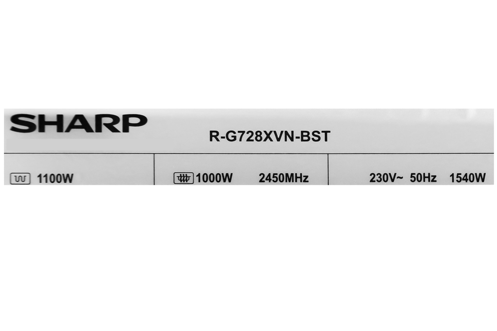 Siêu thị lò vi sóng có nướng Sharp R-G728XVN-BST