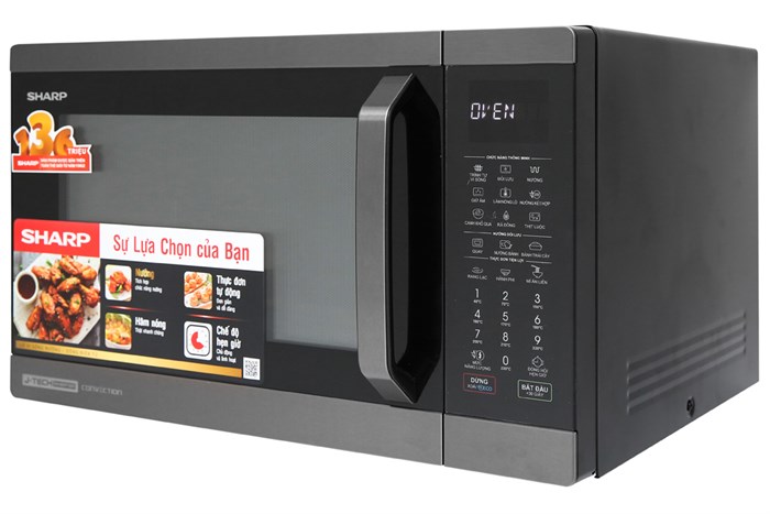 Lò vi sóng có nướng Sharp R-C932XVN-BST 32 lít Màu Đen