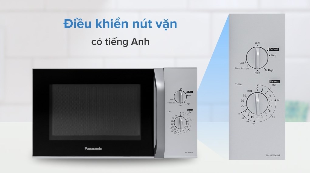 Lò vi sóng có nướng Panasonic NN-GM34JMYUE 23 lít