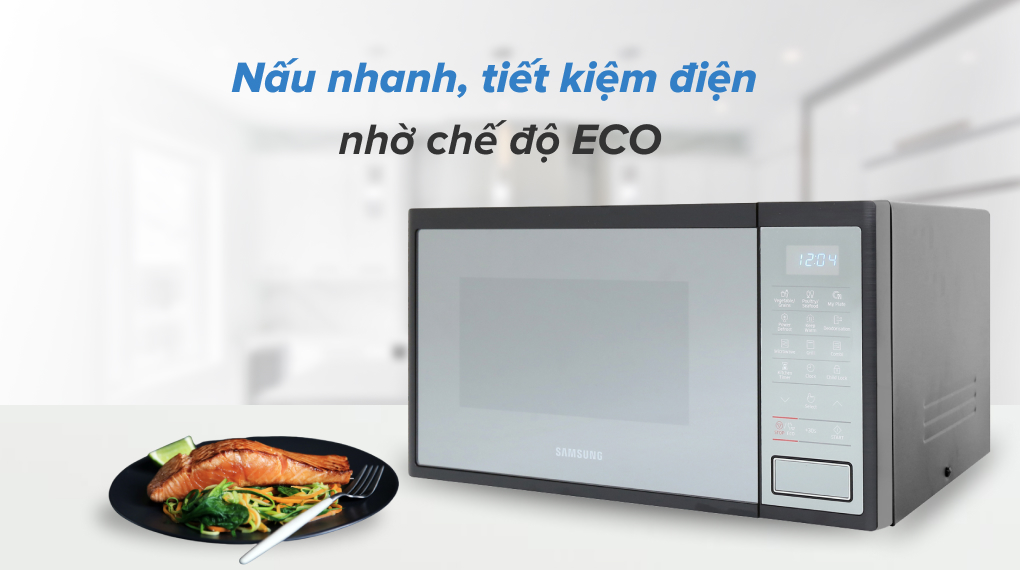 Lò vi sóng có nướng Samsung MG23J5133AM/SV-N 23 lít