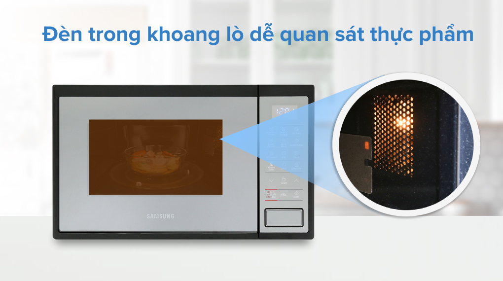 Lò vi sóng có nướng Samsung MG23J5133AM/SV-N 23 lít