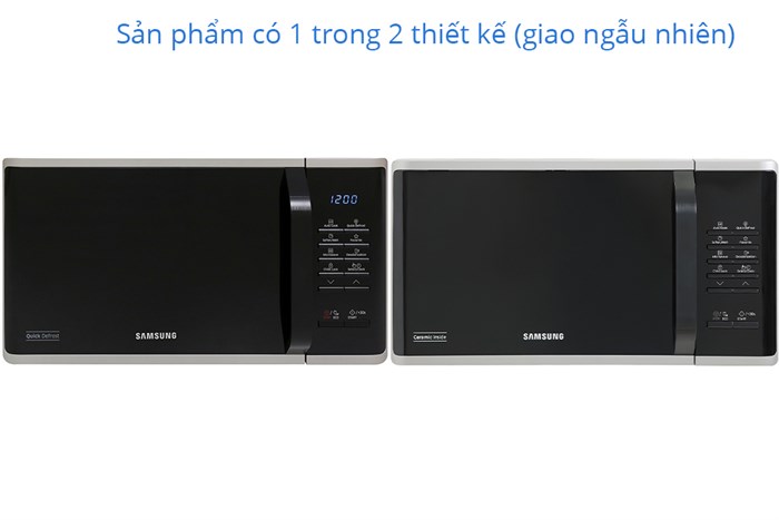 Lò vi sóng Samsung MS23K3513AS/SV-N 23 lít Màu Đen