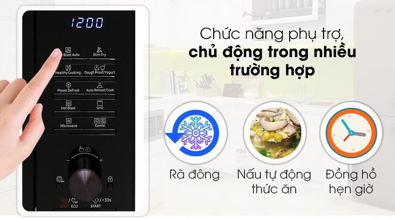 Lò vi sóng Samsung MC28M6035CK/SV-N 28 lít