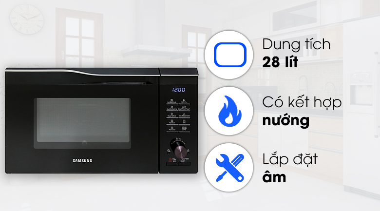 Lò vi sóng Samsung MC28M6035CK/SV-N 28 lít