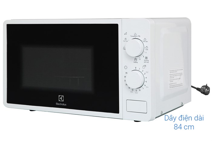 Lò vi sóng có nướng Electrolux EMG20K38GWP 20 lít Màu Trắng