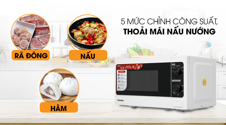 Lò vi sóng Toshiba ER-SM20(W1)VN 20 lít - 10