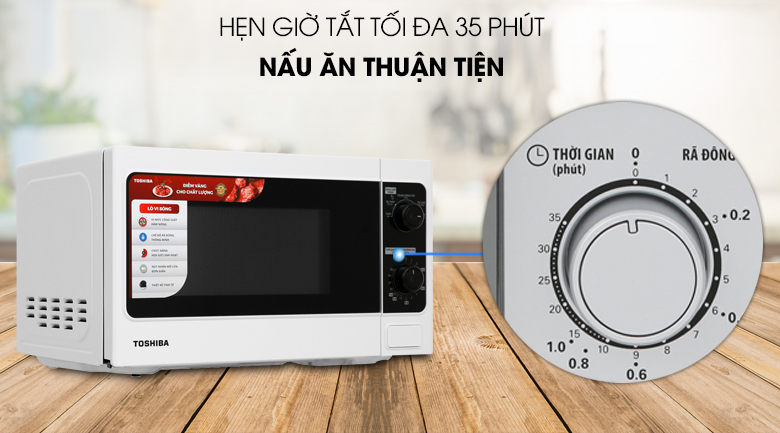 Hẹn giờ nấu và chuông báo khi nấu xong