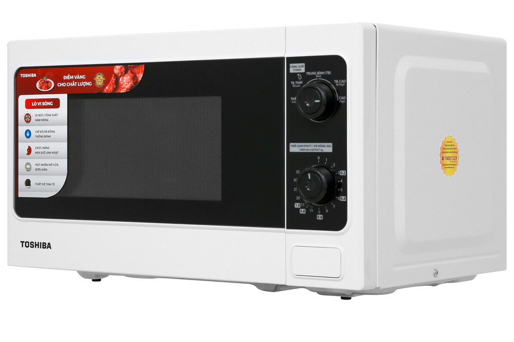 Lò vi sóng Toshiba ER-SM20(W1)VN 20 lít Màu Trắng - Đen
