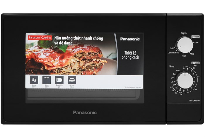 Lò vi sóng có nướng Panasonic NN-GM24JBYUE 20 lít Màu Đen