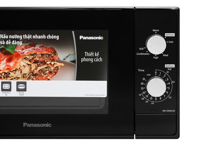 Lò vi sóng có nướng Panasonic NN-GM24JBYUE 20 lít Màu Đen