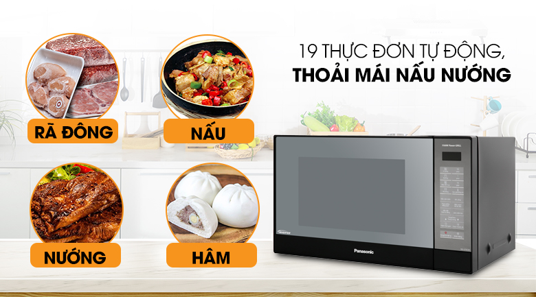 Lò vi sóng Panasonic 31L NN-GT65JBYUE