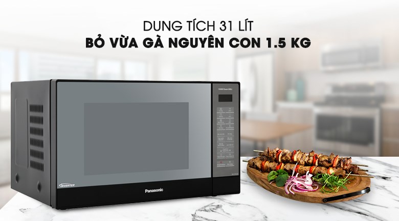 Lò vi sóng có nướng Panasonic NN-GT65JBYUE 31 lít