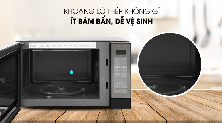 Lò vi sóng có nướng Panasonic NN-GT65JBYUE 31 lít