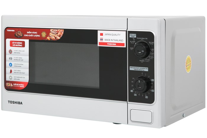 Lò vi sóng có nướng Toshiba ER-SGM20(S1)VN 20 lít Màu Bạc