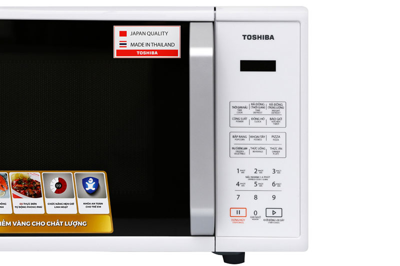 Bảng điều khiển - Lò vi sóng Toshiba ER-SS23(W1)VN 23 lít